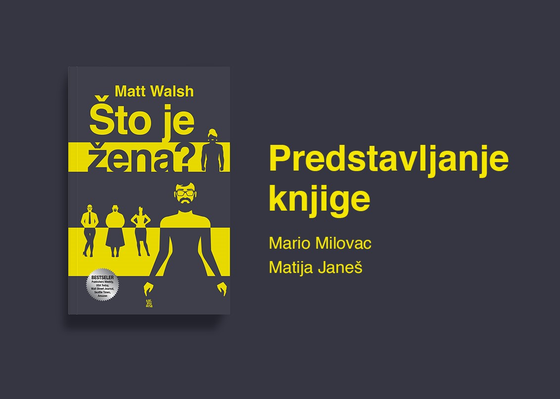 Književna večer u Solinu: Predstavljanje knjige „Što je žena?” Matta Walsha